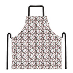 Baseballs Pattern Print Apron