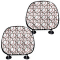 Baseballs Pattern Print Car Headrest Covers