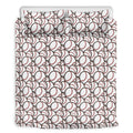 Baseballs Pattern Print Duvet Cover Bedding Set