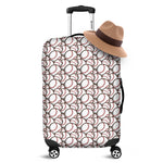 Baseballs Pattern Print Luggage Cover