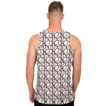 Baseballs Pattern Print Men's Tank Top