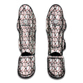 Baseballs Pattern Print Muay Thai Shin Guards