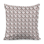 Baseballs Pattern Print Pillow Cover