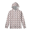 Baseballs Pattern Print Pullover Hoodie