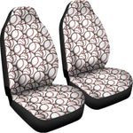 Baseballs Pattern Print Universal Fit Car Seat Covers