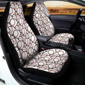 Baseballs Pattern Print Universal Fit Car Seat Covers