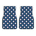 Baseballs Star Pattern Print Front Car Floor Mats