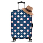 Baseballs Star Pattern Print Luggage Cover