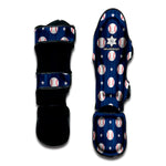 Baseballs Star Pattern Print Muay Thai Shin Guard