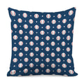 Baseballs Star Pattern Print Pillow Cover