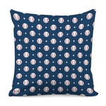Baseballs Star Pattern Print Pillow Cover