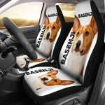 Basenji Face Universal Fit Car Seat Covers GearFrost