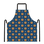 Basketball And Star Pattern Print Apron