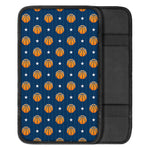 Basketball And Star Pattern Print Car Center Console Cover