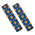 Basketball And Star Pattern Print Car Seat Belt Covers