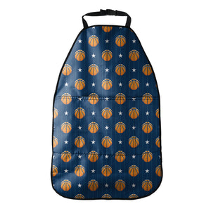 Basketball And Star Pattern Print Car Seat Organizers