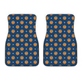Basketball And Star Pattern Print Front Car Floor Mats