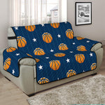 Basketball And Star Pattern Print Half Sofa Protector