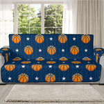 Basketball And Star Pattern Print Oversized Sofa Protector