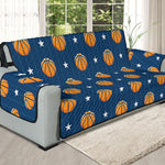 Basketball And Star Pattern Print Oversized Sofa Protector