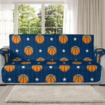 Basketball And Star Pattern Print Oversized Sofa Protector