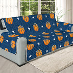 Basketball And Star Pattern Print Oversized Sofa Protector