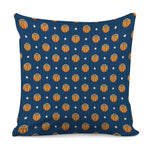 Basketball And Star Pattern Print Pillow Cover