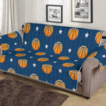 Basketball And Star Pattern Print Sofa Protector