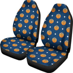Basketball And Star Pattern Print Universal Fit Car Seat Covers
