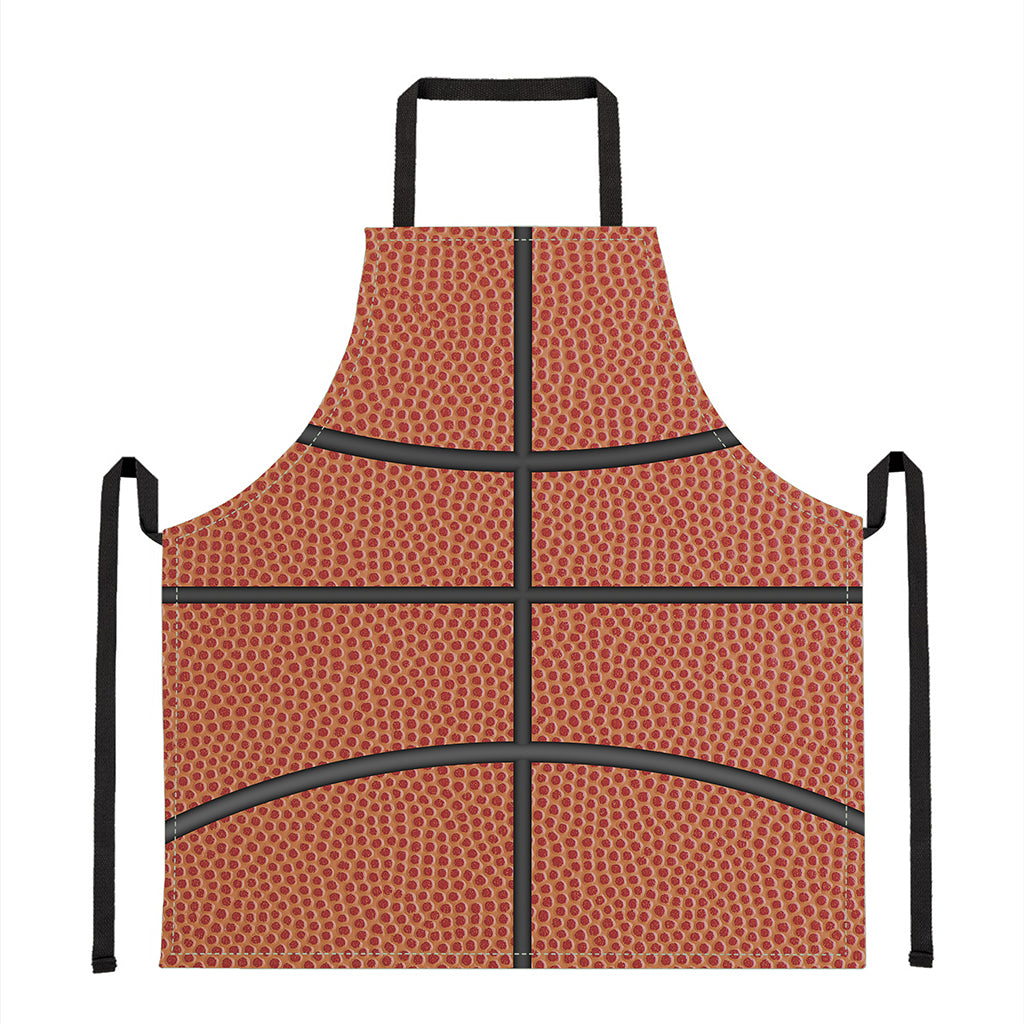 Basketball Ball Print Apron