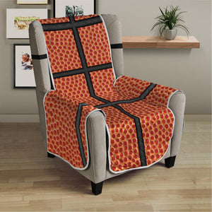 Basketball Ball Print Armchair Protector