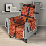 Basketball Ball Print Armchair Protector