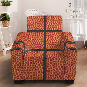 Basketball Ball Print Armchair Slipcover