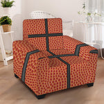 Basketball Ball Print Armchair Slipcover