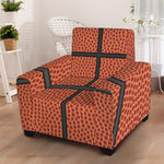 Basketball Ball Print Armchair Slipcover