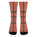 Basketball Ball Print Crew Socks