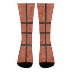 Basketball Ball Print Crew Socks