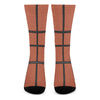 Basketball Ball Print Crew Socks