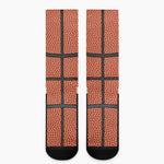 Basketball Ball Print Crew Socks