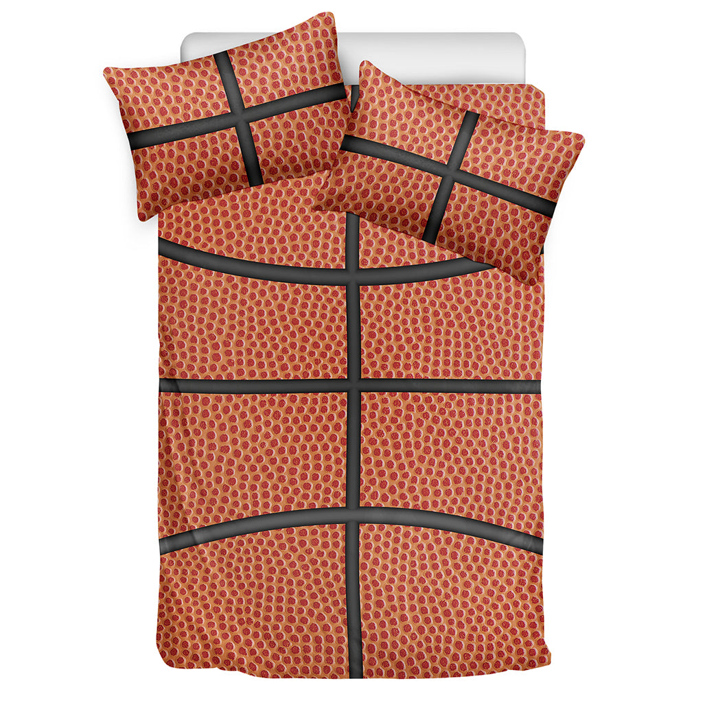 Basketball Ball Print Duvet Cover Bedding Set