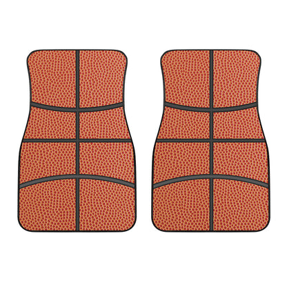 Basketball Ball Print Front Car Floor Mats