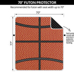 Basketball Ball Print Futon Protector