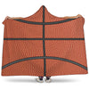 Basketball Ball Print Hooded Blanket