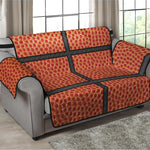 Basketball Ball Print Loveseat Protector