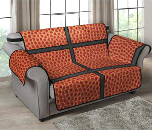 Basketball Ball Print Loveseat Protector