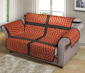 Basketball Ball Print Loveseat Protector