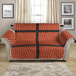 Basketball Ball Print Loveseat Protector