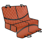 Basketball Ball Print Pet Car Back Seat Cover