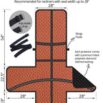 Basketball Ball Print Recliner Protector