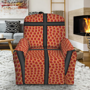 Basketball Ball Print Recliner Slipcover